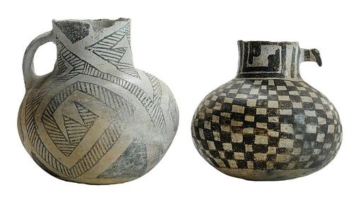 Two Anasazi Pottery Vessels