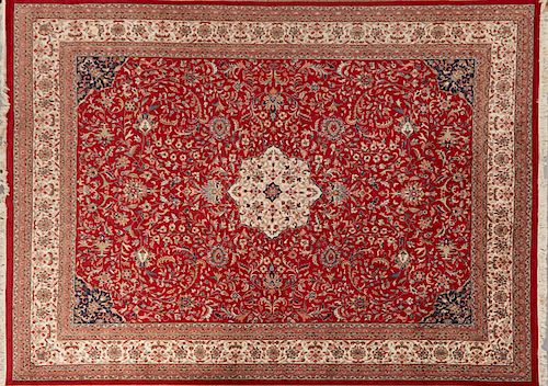 Oriental Carpet, 12' x 18'. Provenance: Private Collection, Gulf Breeze, Florida.
