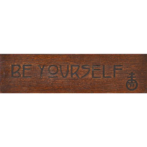 ROYCROFT Carved motto