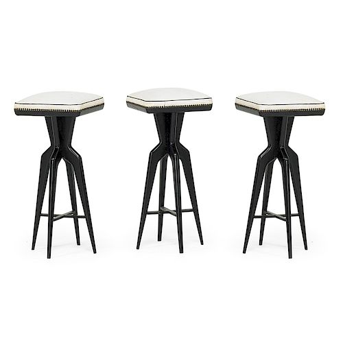 GIUSEPPE SCAPINELLI Set of three stools