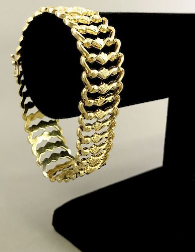 14 Karat Gold Italian Bracelet