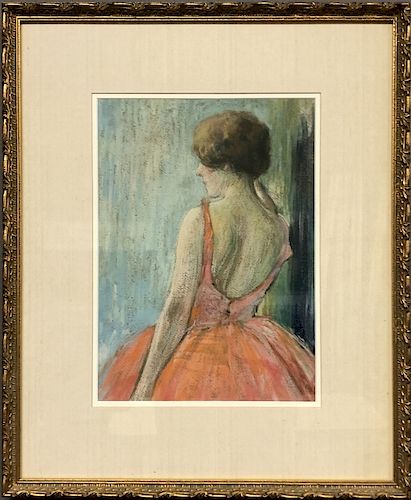Albert Van Nesse Greene "Portrait: Lady in Red"