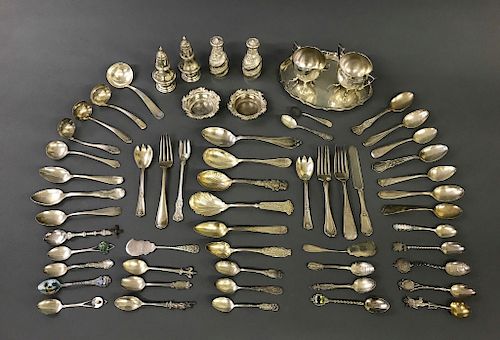 Sterling Silver Table / Flatware, Souvenir Spoons