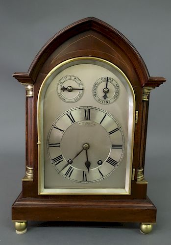 Mahogany Cased Bracket Clock