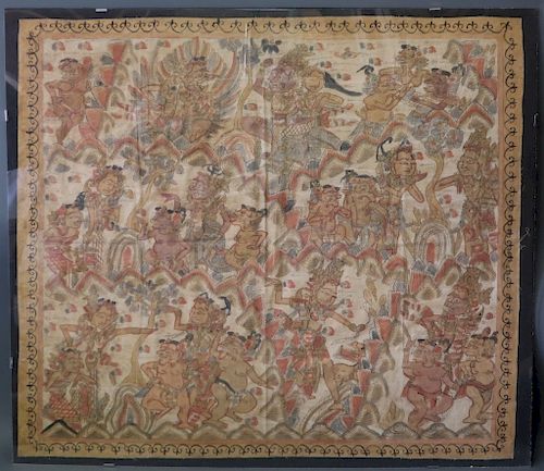 Asian Cloth Tapestry
