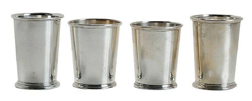 Eight Sterling Footed Mint Juleps