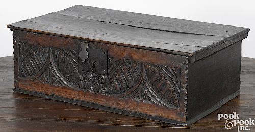 Jacobean oak Bible box