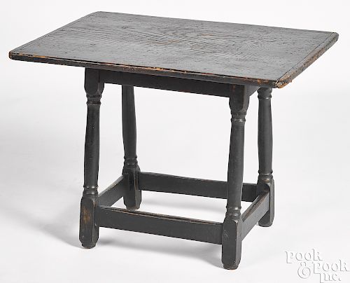Diminutive Connecticut painted pine tavern table