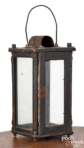 Painted carry lantern