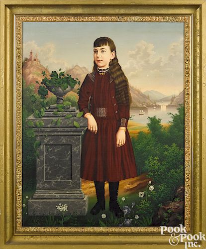 John Rasmussen, oil on canvas portrait