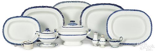 Staffordshire pearlware dinner service