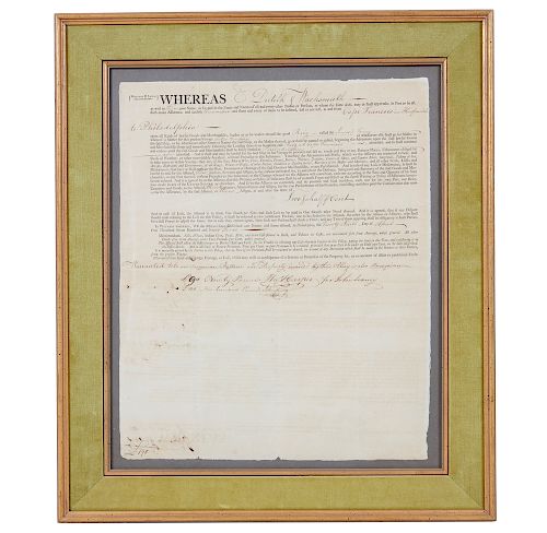 1793 Philadelphia Document