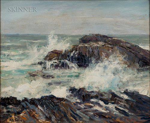 Will Vawter (American, 1871-1941)  New Harbor Coast, Maine