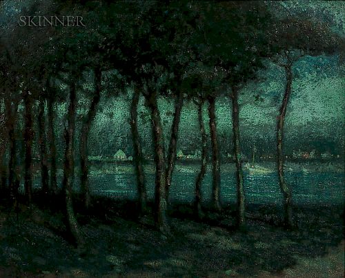 Hermann Dudley Murphy (American, 1867-1945)  Nocturne/A Landscape Study