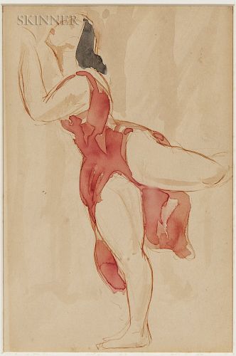 Abraham Walkowitz (American, 1878-1965)  Isadora Duncan