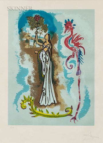 Salvador Dalí (Spanish, 1904-1989)  Ivanhoe  Suite of Four Images
