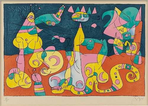 Joan Miró (Spanish, 1893-1983)  Plate