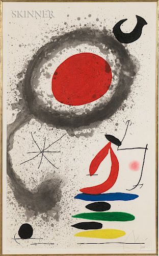 Joan Miró (Spanish, 1893-1983)  Le soleil ébouillanté