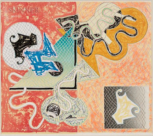Frank Stella (American, b. 1936)  Shards IV
