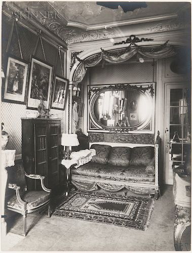 Eugène Atget (French, 1857-1927)  Interior of the Home of Mademoiselle Sorel, 99 avenue des Champs Élysées