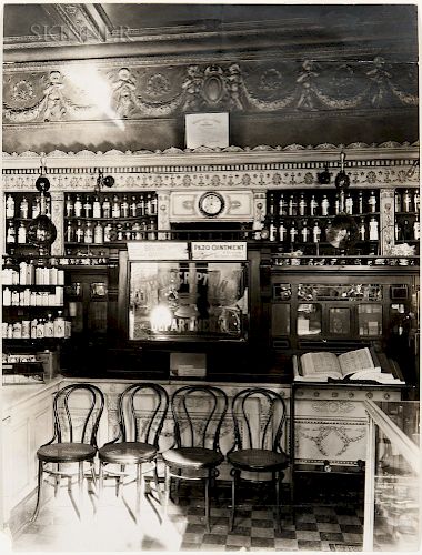 Eugène Atget (French, 1857-1927)  Pharmacy Interior, Paris