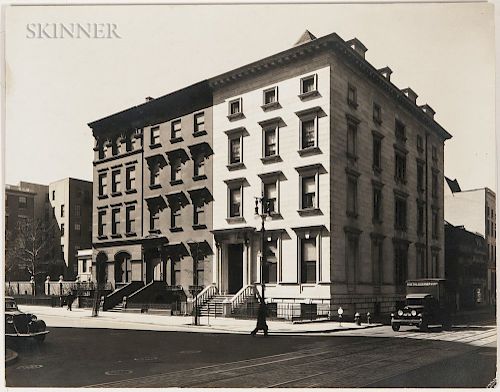 Berenice Abbott (American, 1898-1991)  Fifth Avenue, Nos. 4, 6, 8, Manhattan
