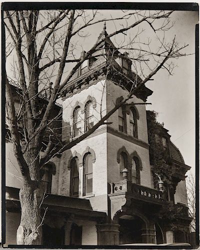 Berenice Abbott (American, 1898-1991)  Wheelock House, 661 West 158th Street, Manhattan