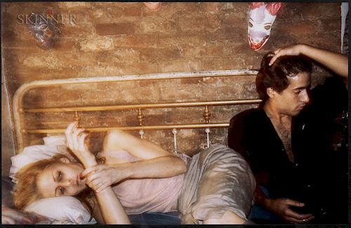 Nan Goldin (American, b. 1953)  Greer and Robert on the Bed, New York