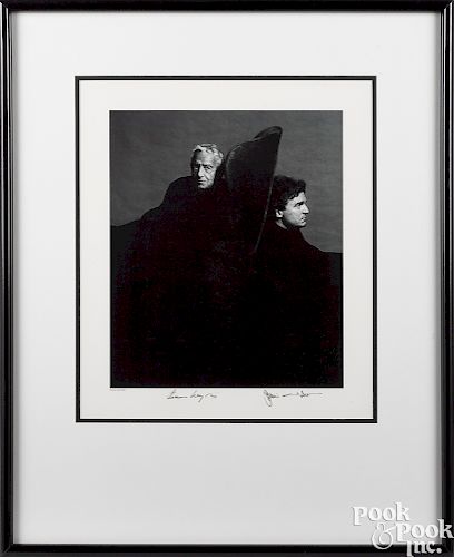 Photographic portrait of Andrew and Jamie Wyeth