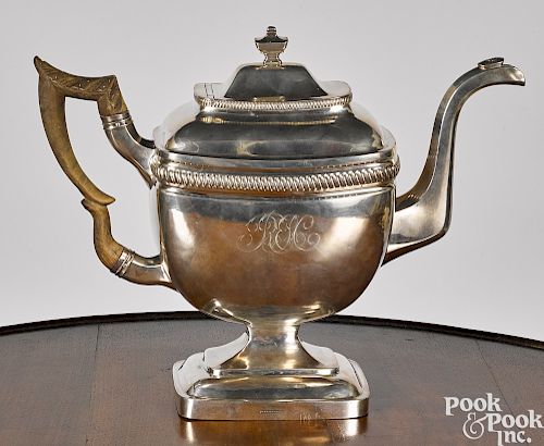 Philadelphia silver coffee pot