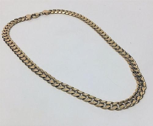 14KT GOLD CHAIN, 19" LONG APPROX. 44.7 DWT MARKED
