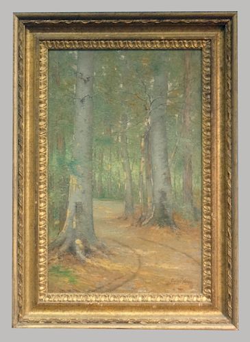 O/C "FOREST PATH" SGND CULLEN YATES, 1898