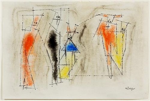 * Lyonel Feininger, (German/American, 1871-1956), Ghosties, 1950