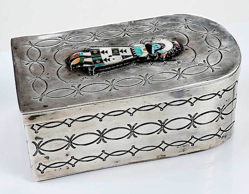 Silver Kachina Box