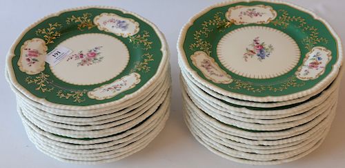 Set of Cauldon lunch plates, twenty-nine pieces total. 
diameter 8 1/2 inches 
***If this lot is not picked up on Sat. 9/22, Sun. 9/...