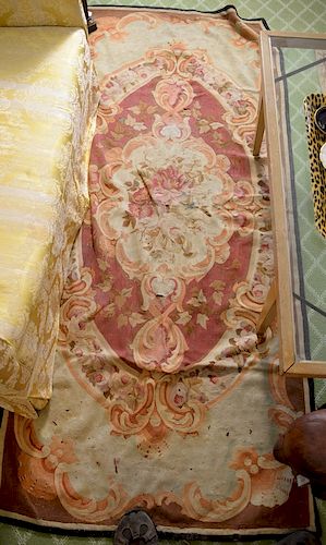 Two Aubusson throw rugs, 19th century