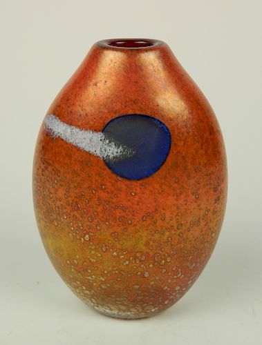 Norman Stuart Clarke glass vase