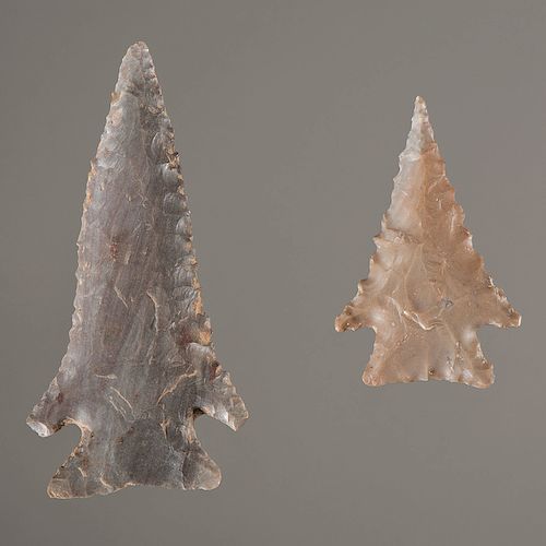 "Pine Tree" Flint Points, From the Collection of Jan Sorgenfrei, Ohio