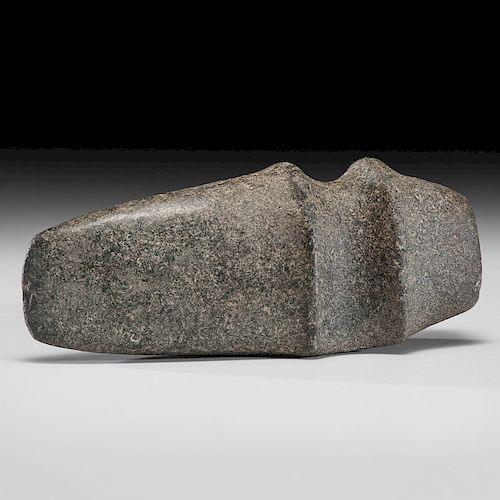 A Granite 3/4 Raised Groove Axe,   From the Collection of Jan Sorgenfrei, Ohio