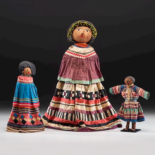 A Family of Seminole Dolls