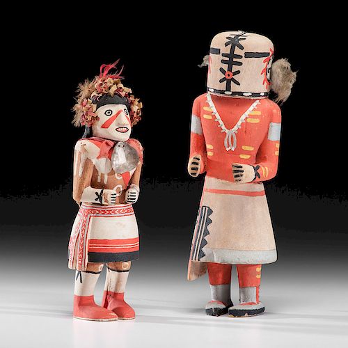 Hopi Aya AND Piptuka Katsinas, From the Collection of Charles McNutt, Sr.