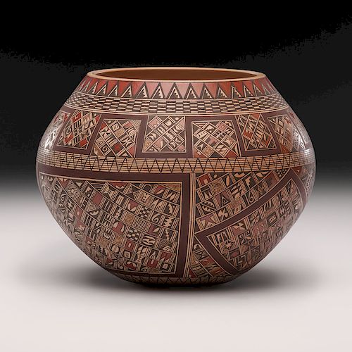 Rondina Huma (Hopi-Tewa, b. 1947) Pottery Bowl, From the Collection of William H. Saunders, M.D. and Putzi Saunders, Ohio