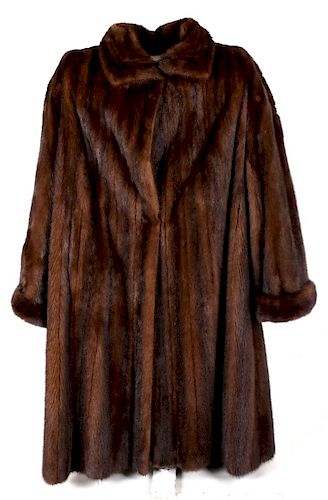 Ladies Full Length Mink Fur Coat