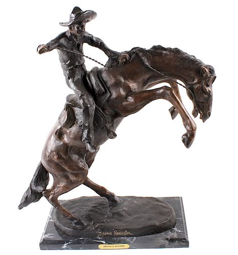 Bronco Buster by Frederic Remington