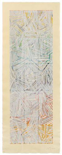Jasper Johns, (American, b. 1930), Usuyuki, 1980