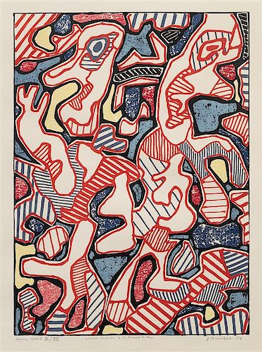 Jean Dubuffet, (French, 1901-1985), Affairements, 1964