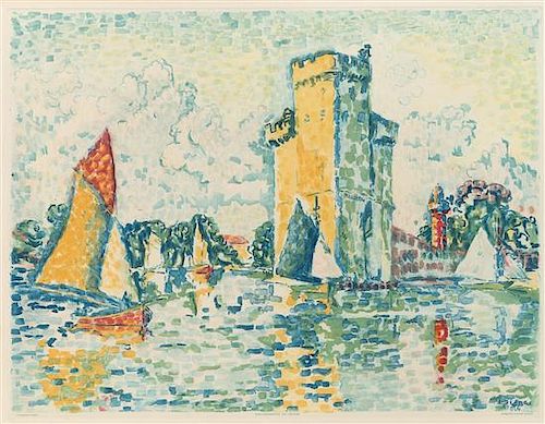 * Jacques Villon, (French, 1875-1963), Le Port de la Rochelle (after Paul Signac)