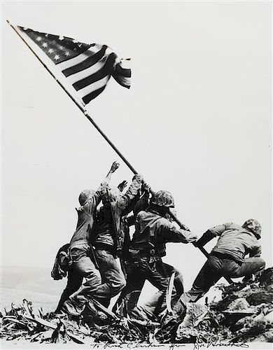Joe Rosenthal, (American, 1911-2006), Raising the Flag on Iwo Jima