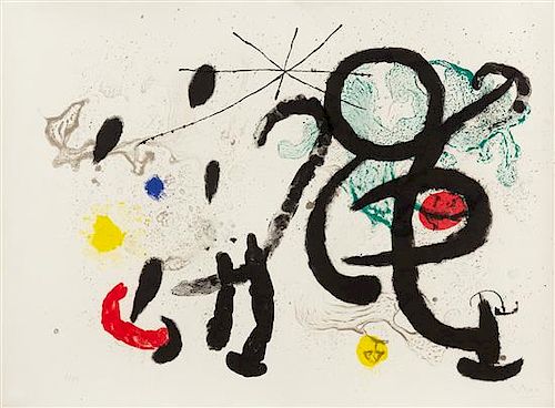 * Joan Miró, (Spanish/French, 1893-1983), Danse Barbare, 1963