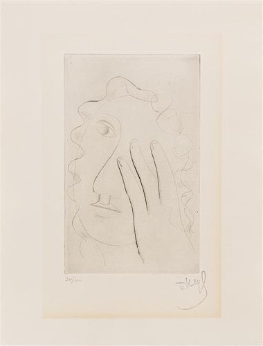 Fernand Léger, (French, 1881-1955), Tete de femme